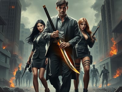 （灵感来自《勇闯死人谷：暗黑之日》）✨丧尸末日：丝袜美尻狩猎者✨