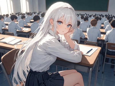 性冷淡冰山校花同桌每天上课骑我至无力