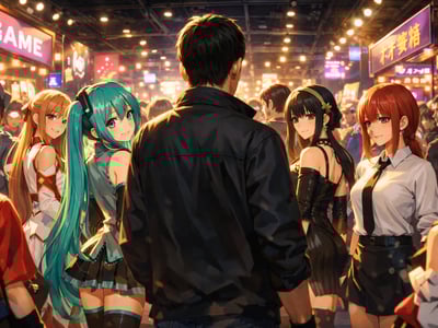 漫展上的处女coser们被我操遍了