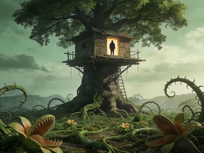 ⚔️ 全民树界求生，青梅和我一颗树