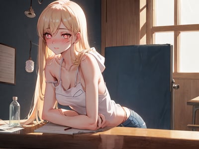 她与男友远程玩小玩具时，我来替代小玩具，用精液将她填满！