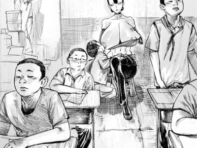 班里傻子的全职“陪读”美母 