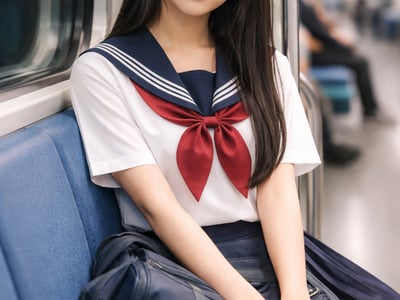 地铁上被隐形人玩弄的女孩