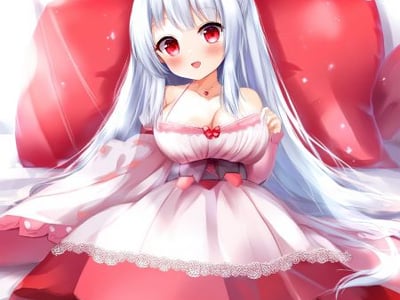 《邻家生活不能自理的甜心白毛萝莉，会染上什么颜色？》