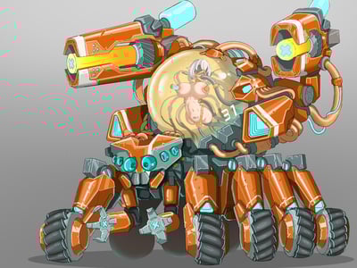 机战史诗（星际大世界，靠性爱操纵机甲战斗）