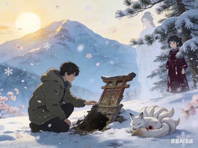 在雪山上救了狐狸的我同时收获了狐仙女友和酱板鸭萝莉