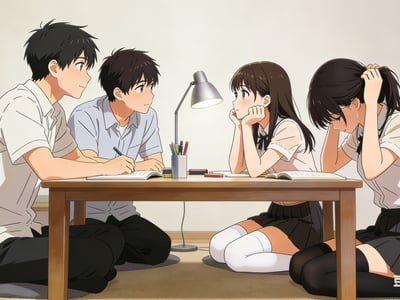 我们四人的学习会