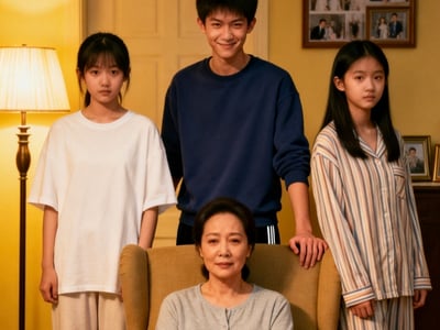 寄宿在阿姨的一家