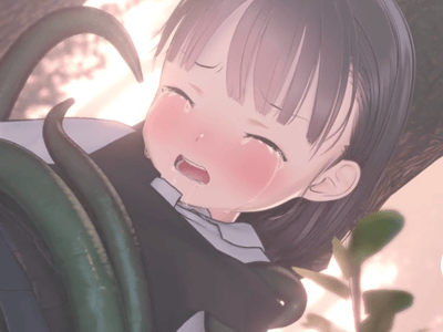 触手の森的幼嫩祭品：小穴初尝禁忌的甜美