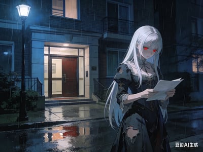 堕入我家的银发千金