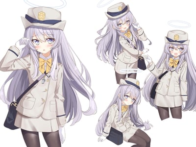 白毛小伪娘小白