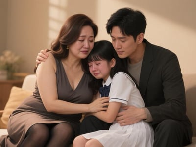 温柔老板娘和她舞蹈生的女儿，母女井