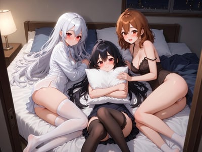 4P隔音为零的出租屋住进了三个女生