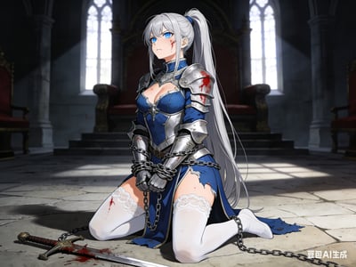 堕落英雄：战败的女骑士成了我的奴隶契约者