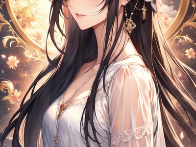 稻田的鸟儿与稻草人