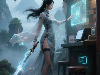 ✨修仙界网咖，女修排队求上机！✨