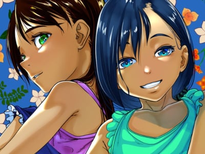 棕榈树角落处的花蕾