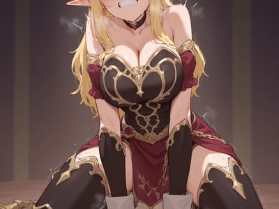 ❤️❤️调教驯服高傲且蔑视人类的精灵骑士❤️