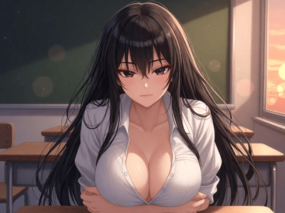 毒舌冰山巨乳校花同桌边骂边口