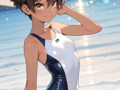 与黑皮假小子开始同居