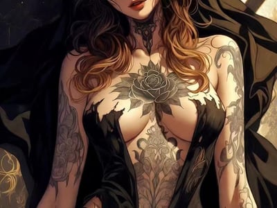 被淫纹覆盖的雌堕修女