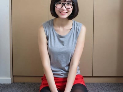 养成与调教！丝袜眼镜妹擦边网红