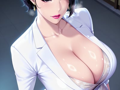 在狭窄的车厢里，我操入了母亲的屄。