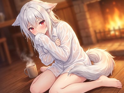 酒馆的雪狼女仆