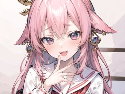 【粉色狐耳少女八重爱】之我❤️的高冷校花（单人卡）