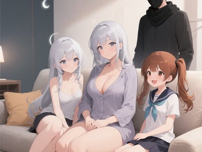 获得催眠能力后，向我觊觎已久的三位美女家人伸手