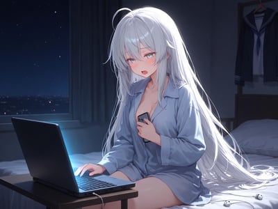 冷脸冰山校花死不承认她就是我网恋对象