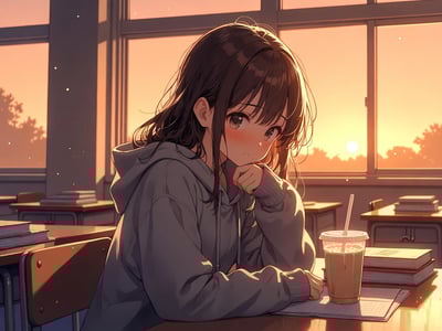 一杯奶茶就让做的贫困生学霸同桌