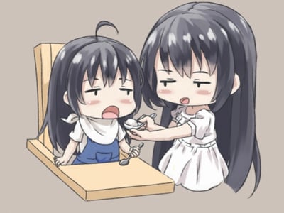 朝花夕拾。和纯情母女的同居生活。