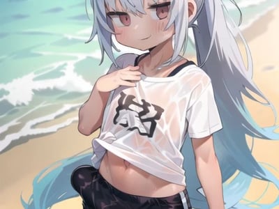 糟糕！身体变小了！但是肉棒很大！