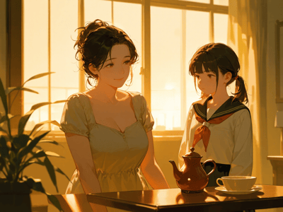 隔壁的温柔妈妈和她的三好女儿-分别的秘密关系