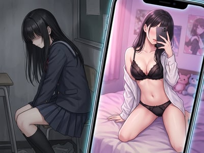 班上的沉默女同学其实是福利姬