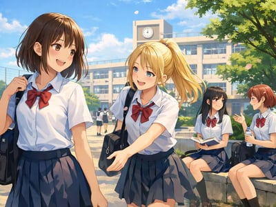 中考后分配到了全女学校？！