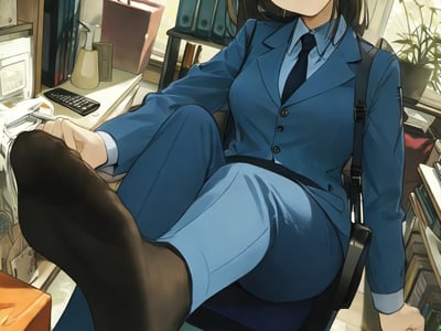 【极致反差/西裤人妻】沈冰岚：高冷总监的“肉偿”沦陷实录