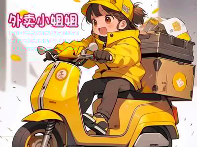 ⭐你好，你的外卖到了