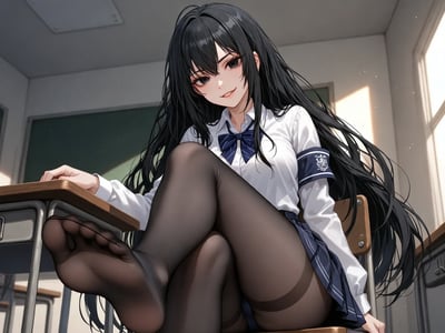 毒舌黑丝冰山校花班长同桌上课掰开逼我看