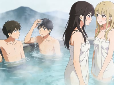 来温泉的大姐姐们