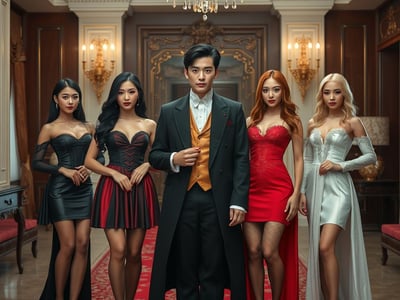 成为吸血鬼王开后宫干爆各种美女