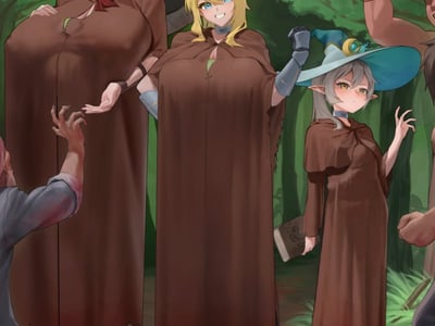 作为唯一的男队员与扶她化小队一起勇闯魅魔地下城