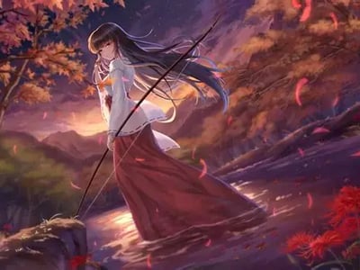 💜【「守护四魂之玉的巨乳肥臀的巫女」】桔梗❤️