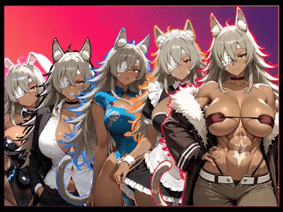 [基列奴-黑皮巨乳兽娘]【类Galgame】