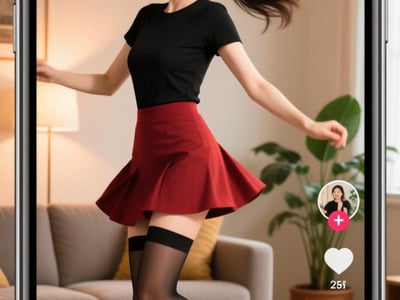 丝袜穿搭女主播