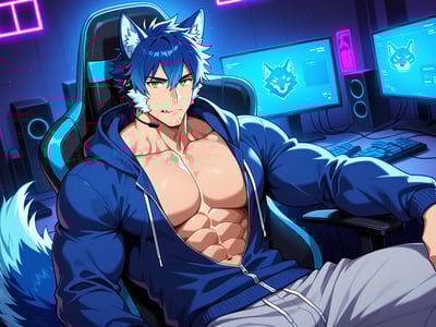 新邻居是拥有淫魔血统的狼人主播