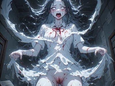 ❤️血痕校服·💗红绫的索命求操💕