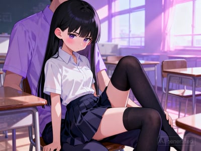 冰山同桌上课让我摸