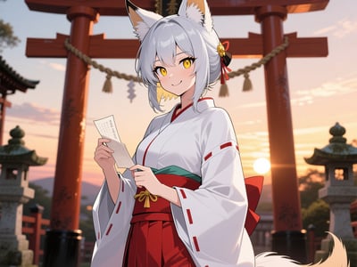 兽耳巫女赢了赌约要我当她的专属玩物